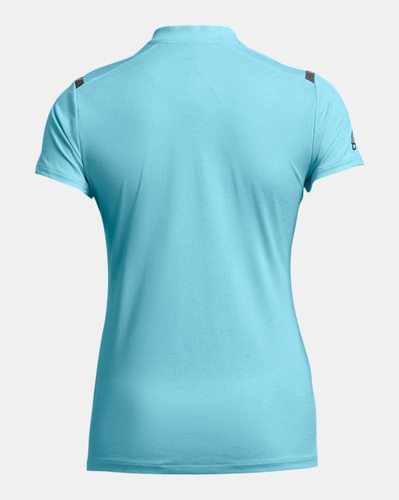 Women's Curry Splash Short Sleeve Polo in Blue image number 1